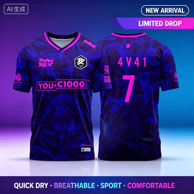 Esports Gaming Jersey - 26_27 T-shirt Paper Rex Valorant per