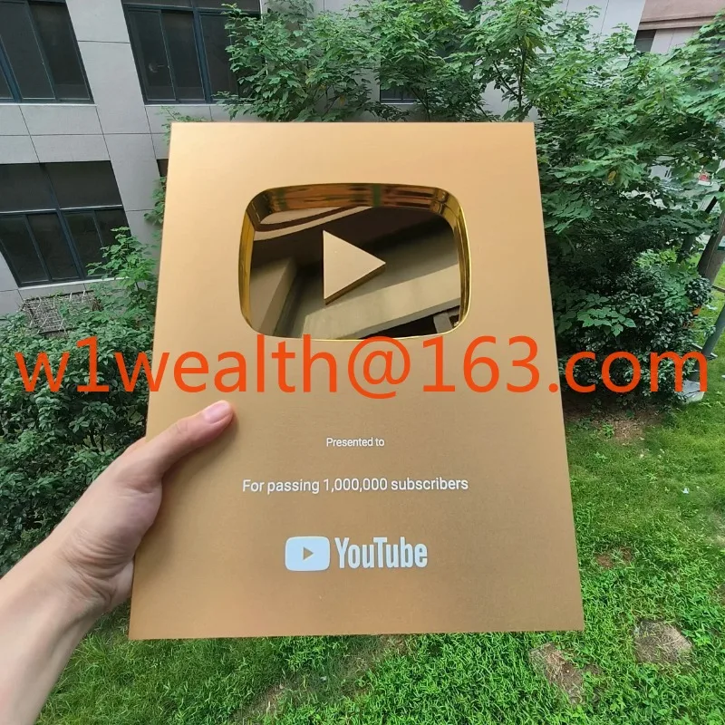 Esports Gaming Trophy - premio YouTube personalizzato Nome personalizzato in