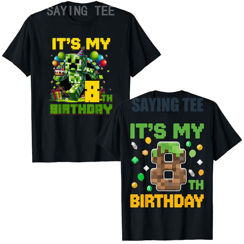 Esports Gaming Shirts - Compleanno Ragazzo È il mio 8°
