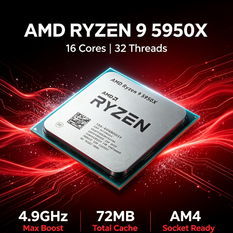 Amd Cpu Ryzen 9 - Processore AM4 AMD Ryzen 9 5950X