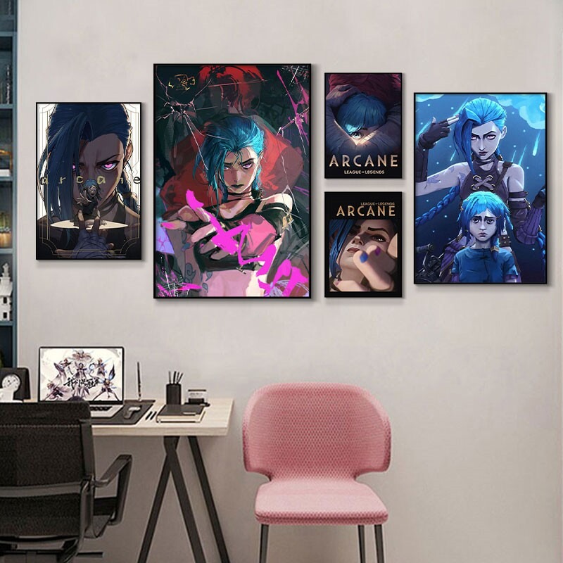 Poster Arcane Jinx Close-Up su - Esports Gaming Stocks recensione e prezzo