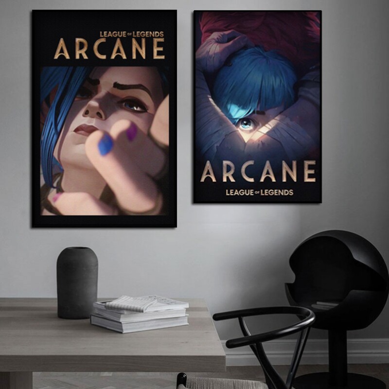 Poster Arcane Jinx Close-Up su - Esports Gaming Stocks recensione e prezzo