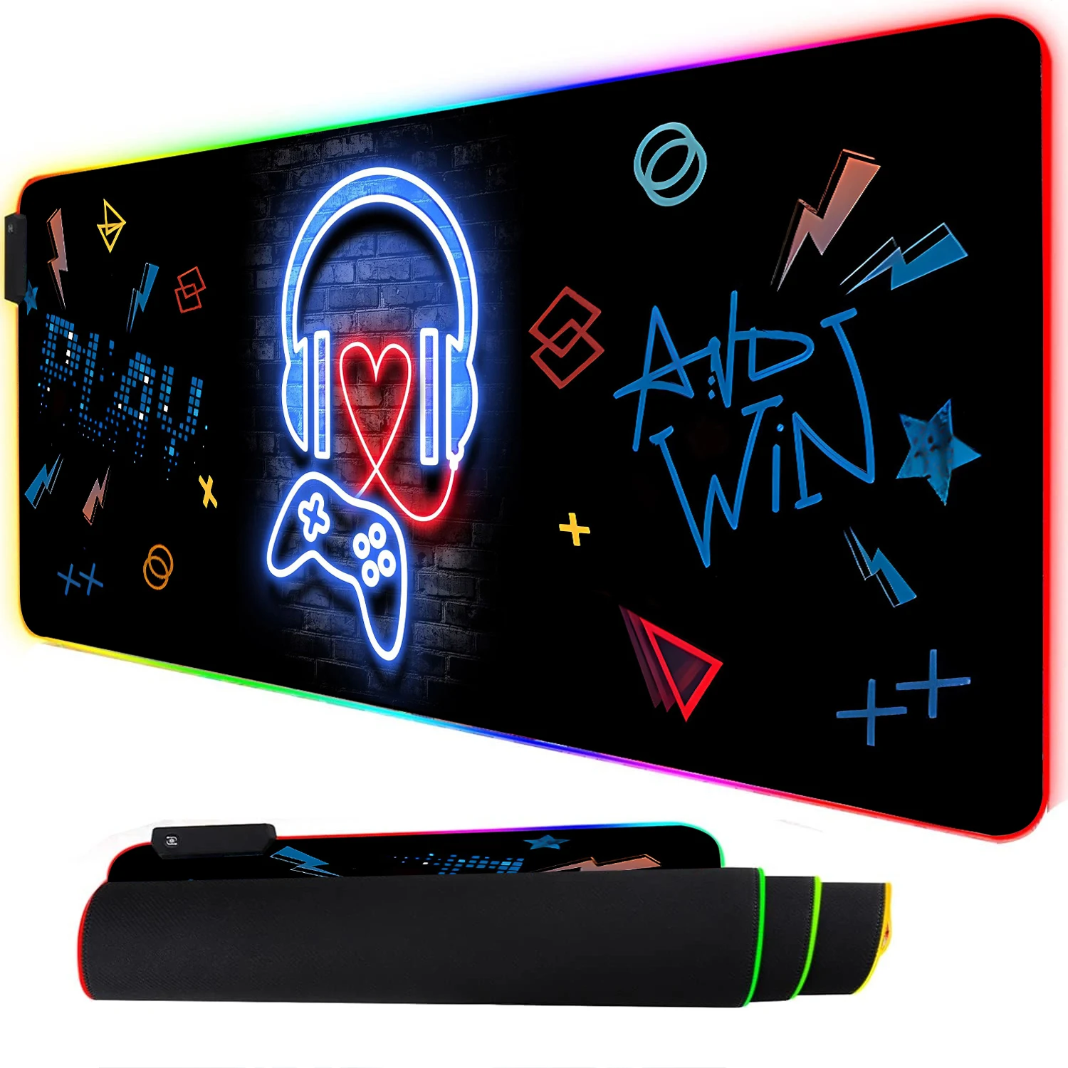 Controller da gioco al neon RG - Esports Gaming Stocks recensione e prezzo